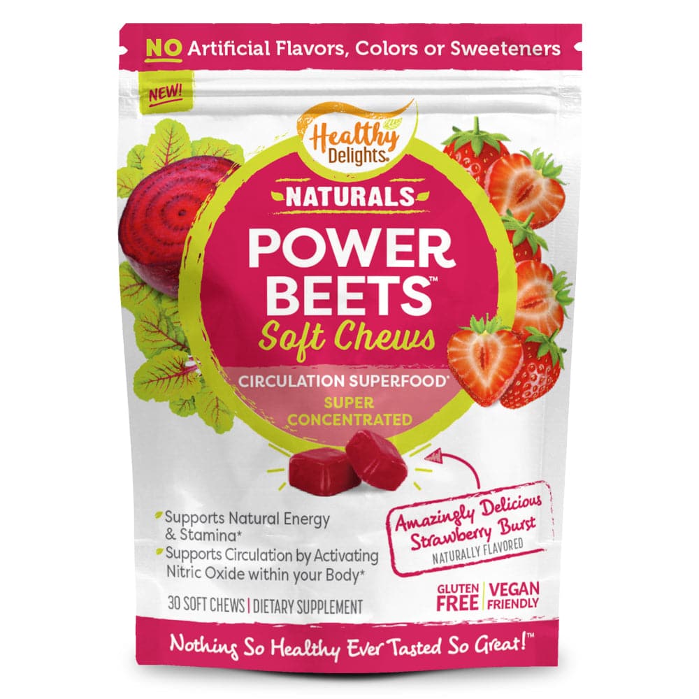 Gesunde Freuden – Bio Natürliche Power Beets weich Chews, Erdbeere
