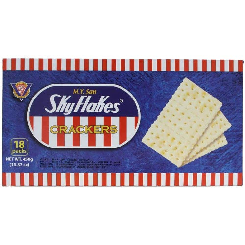 M.Y. San Skyflakes Crackers in Box – 18er Packung – 450 G