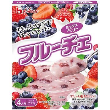 Sehr reich & lecker, “Furuche”, Milch & Früchte Gelee Mischung, Gemischter Beerengeschmack, 200g