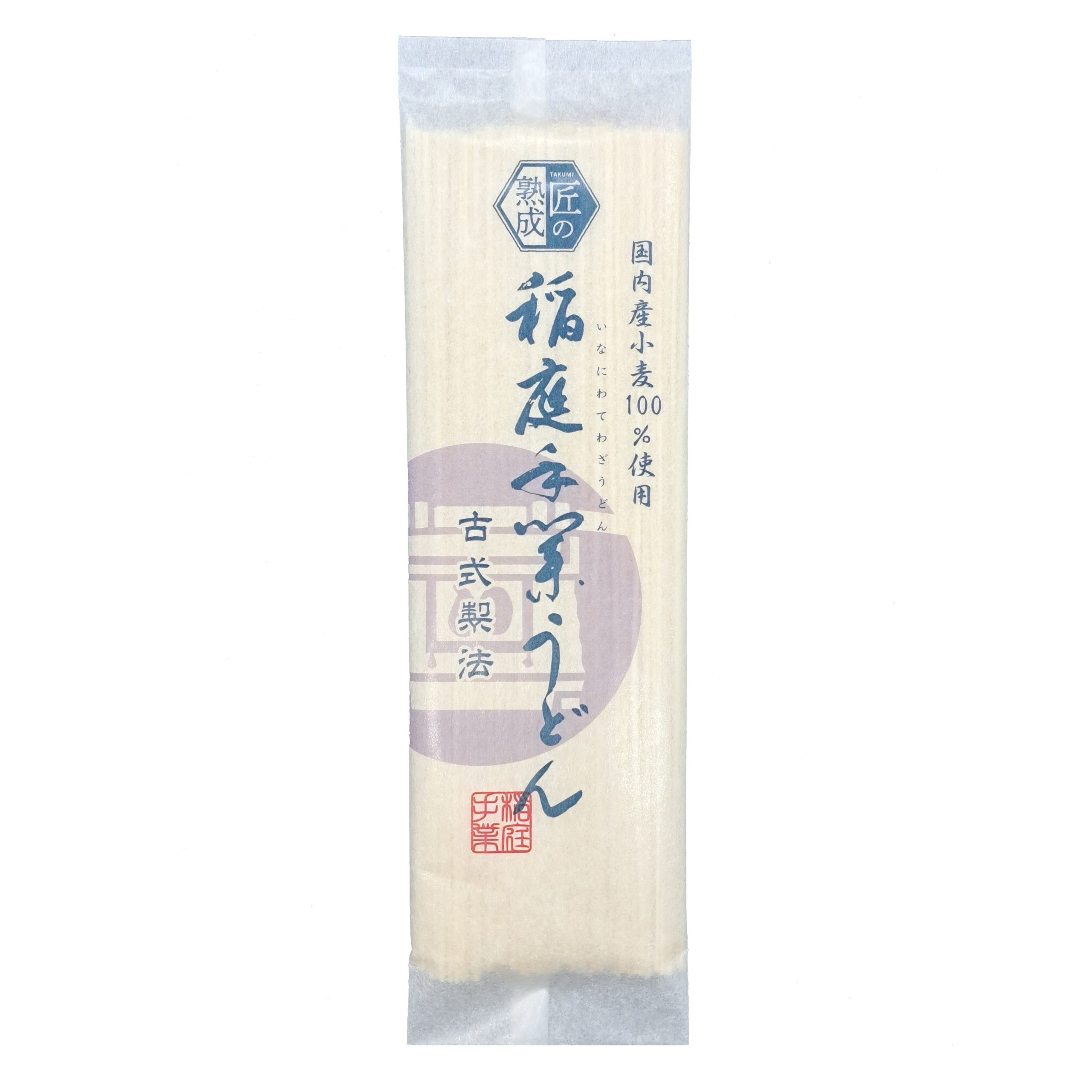Inaniwa Handgemachte Udon High Hydration weich zum Kauen japanische Nudeln 160g