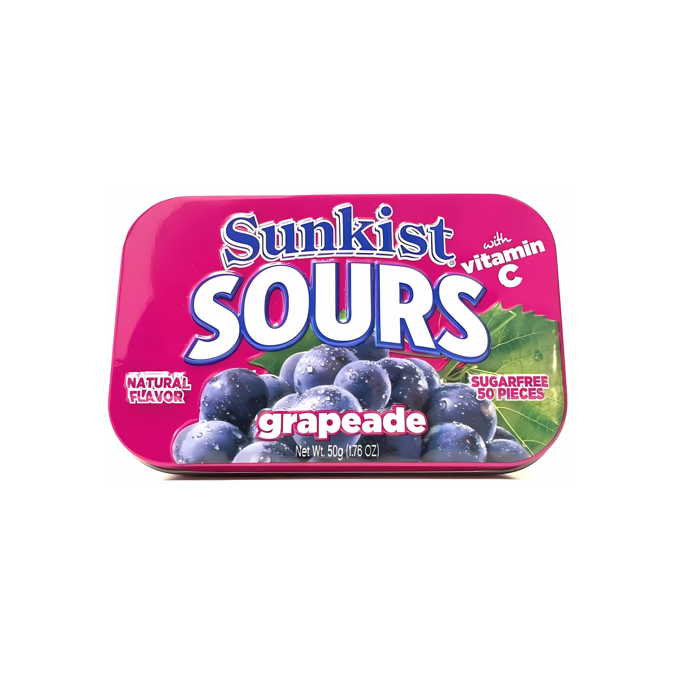 Sunkist saure Bonbons Dose Grapeade (Kanada)
