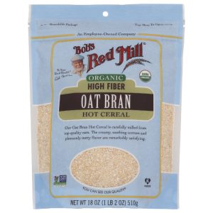Bob’s Red Mill Hafer Bran, Bio, 18 Unzen – Packung mit 4 Stück