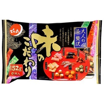 Denroku “Aji no Kodawari, Reis Cracker Mischung” 152g