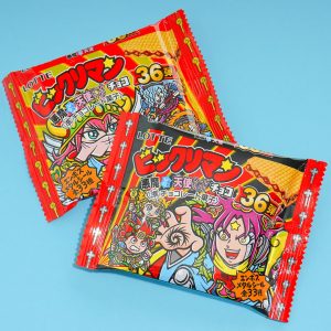 bikkuriman Teufel vs Engel Choco Waffel Serie 36 mit Aufkleber