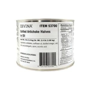 Divina – Grilled Artichoke Halves in Öl, 4 kg