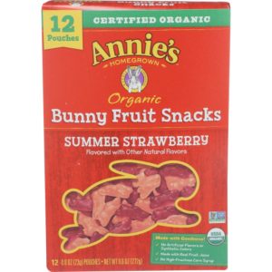 Annie's Homegrown Bio Sommer Erdbeere Bunny Obst Snacks, 23 g