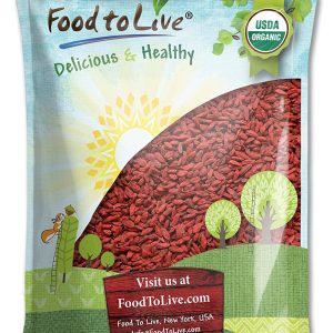 Nutritious Food to Live Bio Goji Beeren – 5 lb Beutel
