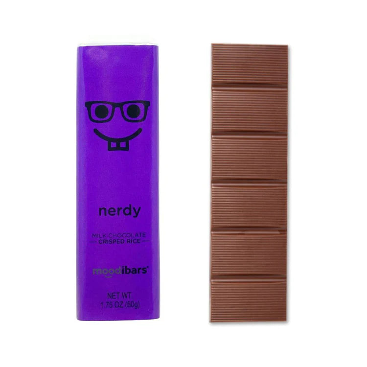 Moodibars Nerdy – Knusprige Milchschokolade – 1.75 oz