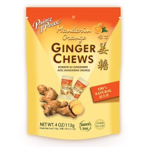 Prince of Peace – Ingwer Bonbons mit Mandarinen orange, 4 Unzen Packung