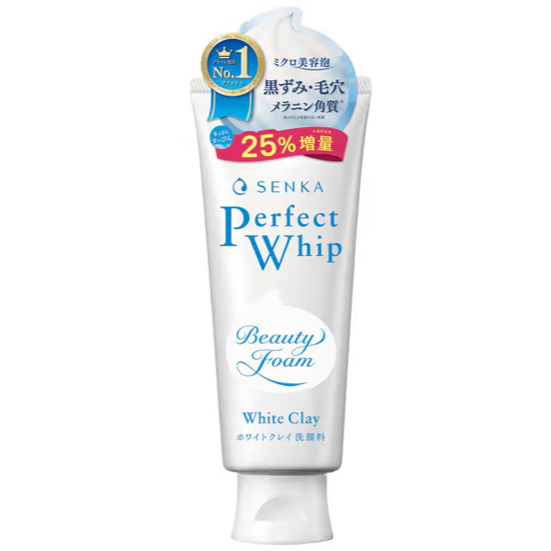 Shiseido Senka Perfect Whip Weiß Clay 25% Schaum Gesicht waschen JAPAN 120g – j-Grab Mall