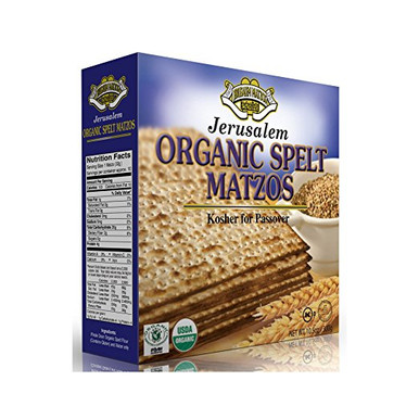 Jerusalem Bio Vollkorn Passah Matza, 10,5 oz
