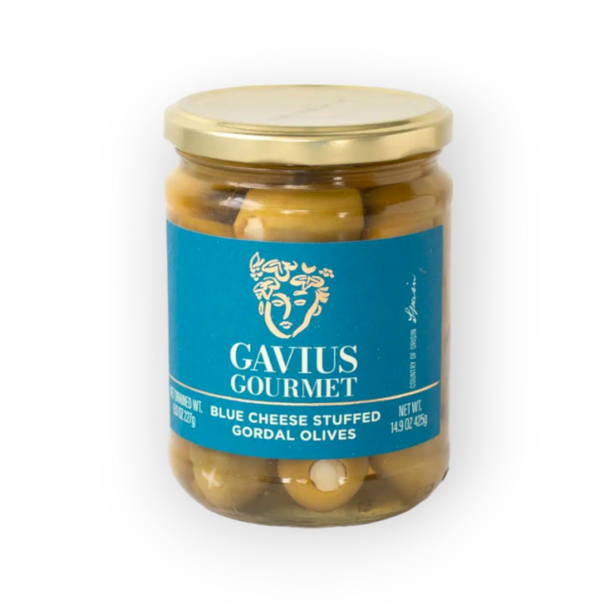Gavius Gourmet Blau Käse gefüllte Gordal Oliven