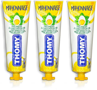 Thomy Mayonnaise in einer Tube, Squeeze Mayo, (3er Packung)