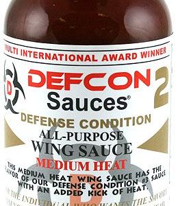 Defcon 2 Medium Heat All Purpose Wing Soße. – 8oz