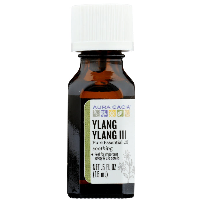 Aura Cacia Ätherisches Öl Ylang Ylang, 0,5 oz – Packung mit 1