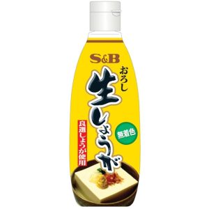 S&B Grated Ingwer Paste Große Flasche – 270g