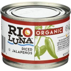 Rio Luna Bio – gewürfelte Jalapeno Paprika, 4 Unzen Packung mit 12