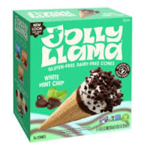 JOLLY LLAMA – White-Mint-Chip-Eiswaffeln, 14.25FO | 8er-Pack