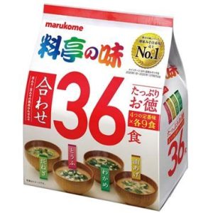 Marukome, Ryotei no aji, Instant Miso Suppe, 36 Portionen, – 648g