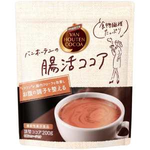 Van Houten reiner Kakao mit Inulin-Hochfaser Darm Gesundheit Funktionsgetränk – Tokyo sakura Mall – 200g