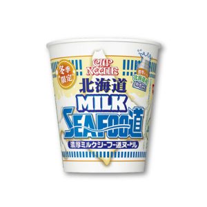 Nissin Cup Nudeln – Hokkaido Milch Meeresfrüchte