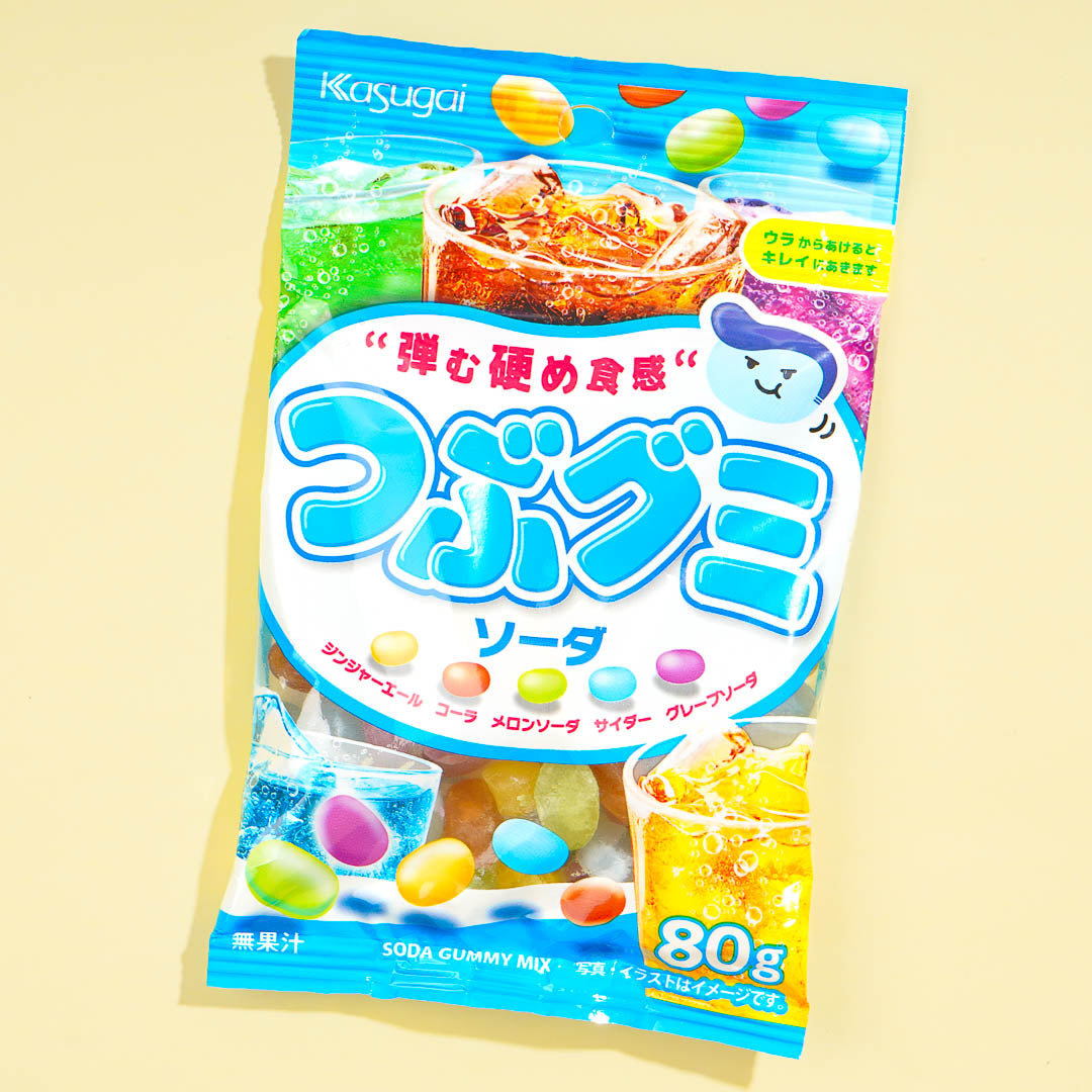 Kasugai Tsubu Gummy Süßigkeiten – Soda Mischung