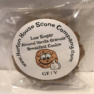 Horton House Scone GF Mandel-Vanille-Knuspermüsli Frühstückskeks (niedriger Zucker) Fall – 12 Stück