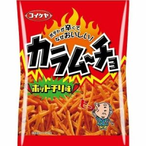 Kartoffelchips, Koikeya, kara mucho, Stick-Typ, heiße Chili, Japan Snack, – 97g