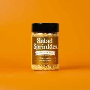 Salad Sprinkles Ahorn Meersalz SalateGetränke Glas