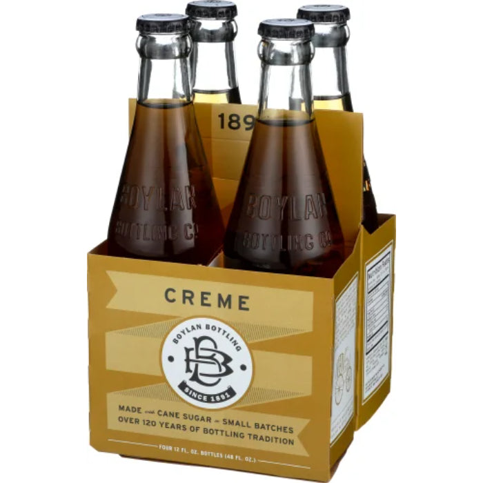 Boylan – Soda Creme, 48 fl oz (4er Packung) – Packung mit 6 Stück