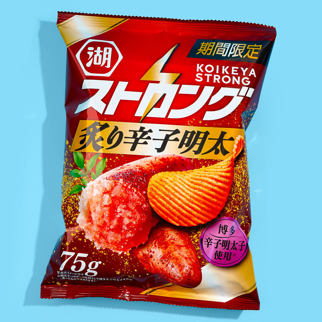 Koikeya Starke Kartoffelchips – Geröstete würzige Mentaiko