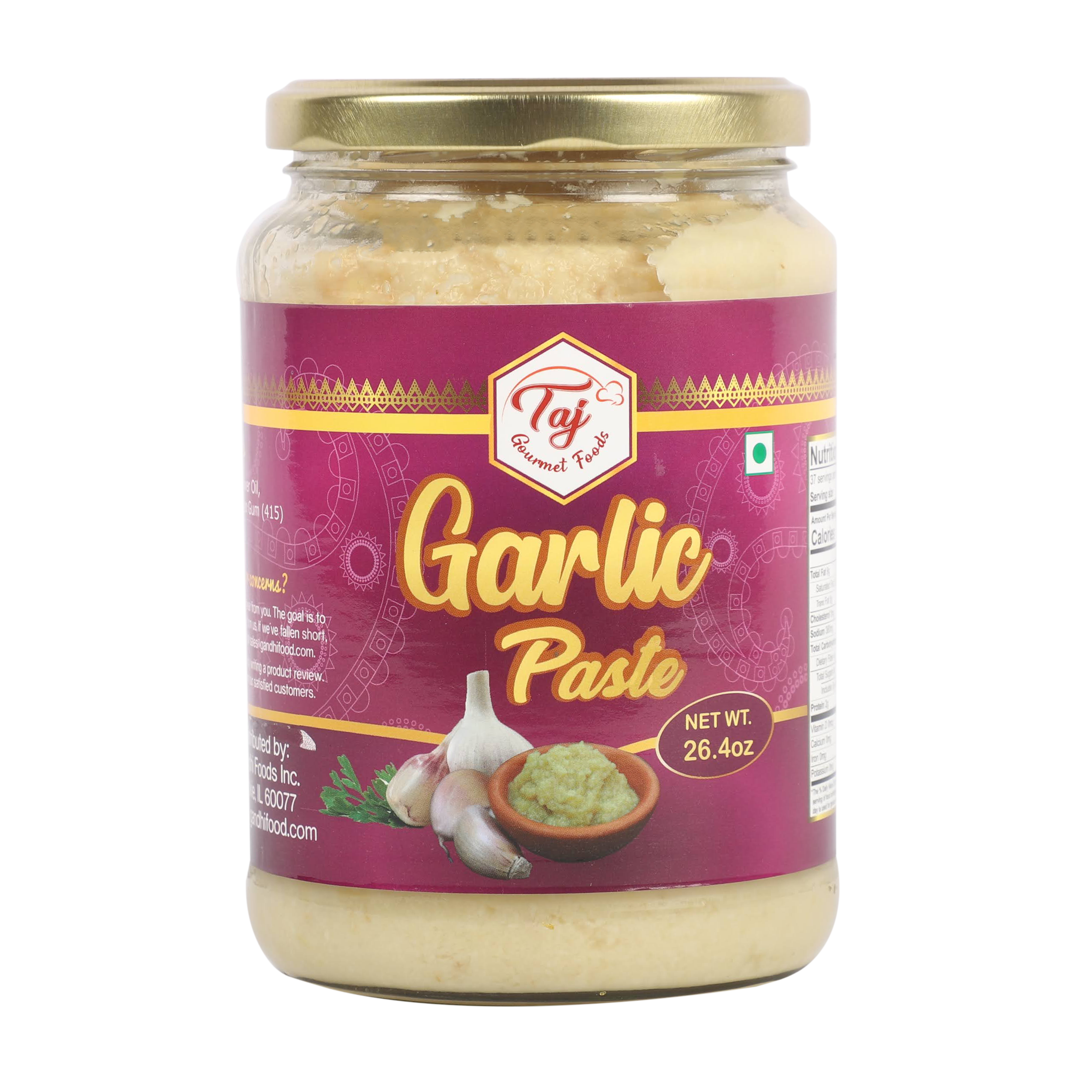 TAJ Knoblauchpaste (Boden Knoblauch), 750g