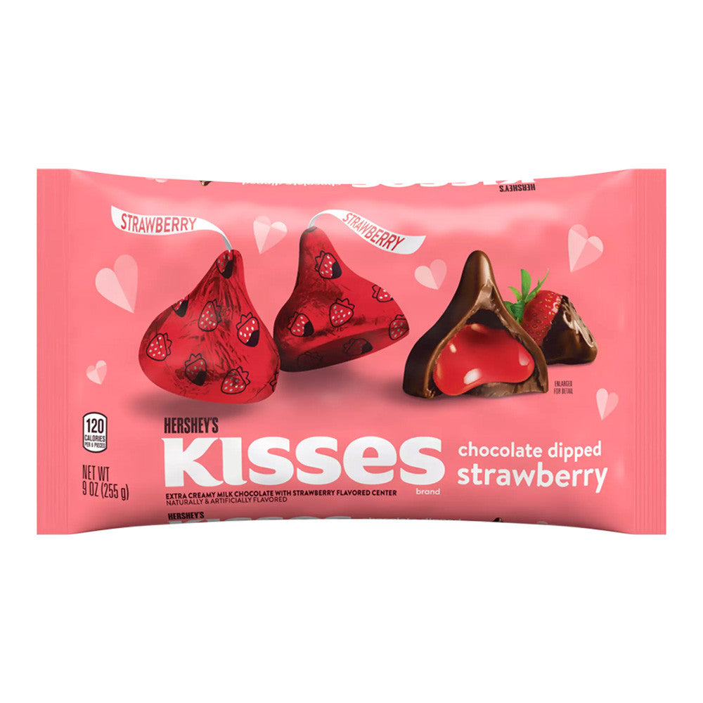 Schokolade getaucht Erdbeere Hershey's Küsse – 9 oz