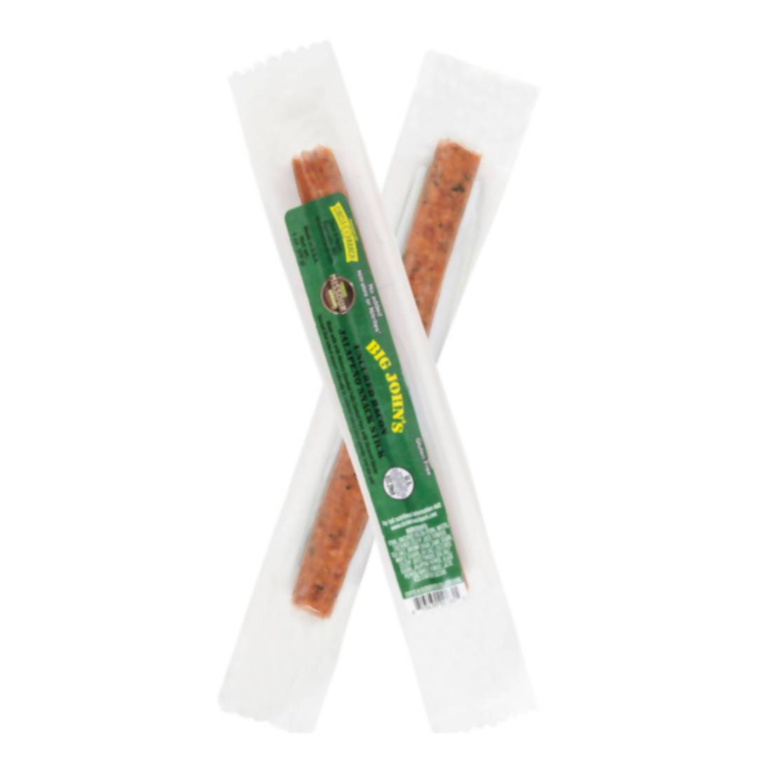 Groß John's Nitrite Free Jalapeno Snack Sticks – 24 x 1 Unze