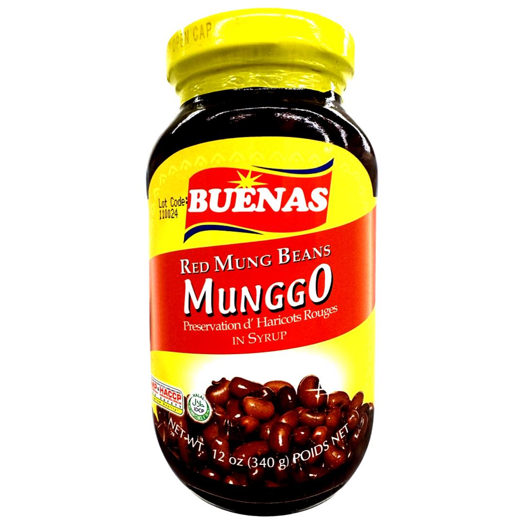 Buenas Rote Mungbohnen Munggo in Sirup – 12 OZ