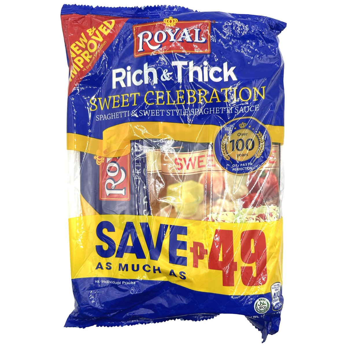 Royal – Reich & dick – Süße Feier – Spaghetti & süß Style Spaghetti Sauce – 3.53 LBS