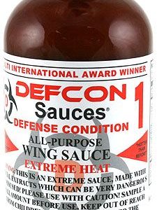 Defcon 1 Extreme Heat All Purpose Wing Soße. – 8oz