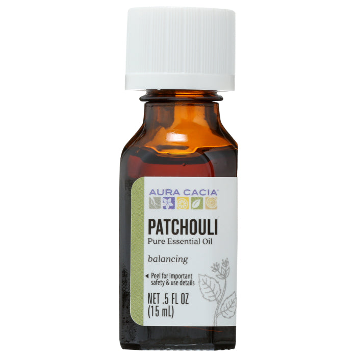 Aura Cacia Ätherisches Öl Patchouli, 0,5 Oz – Packung mit 1
