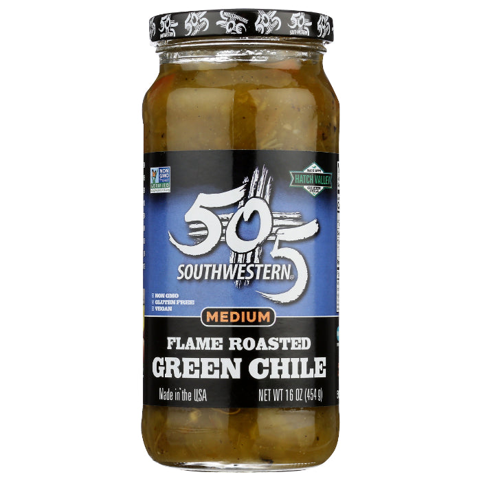 505 Southwestern – Salsa geröstet Grün Chile, 16 Oz – 12er Packung