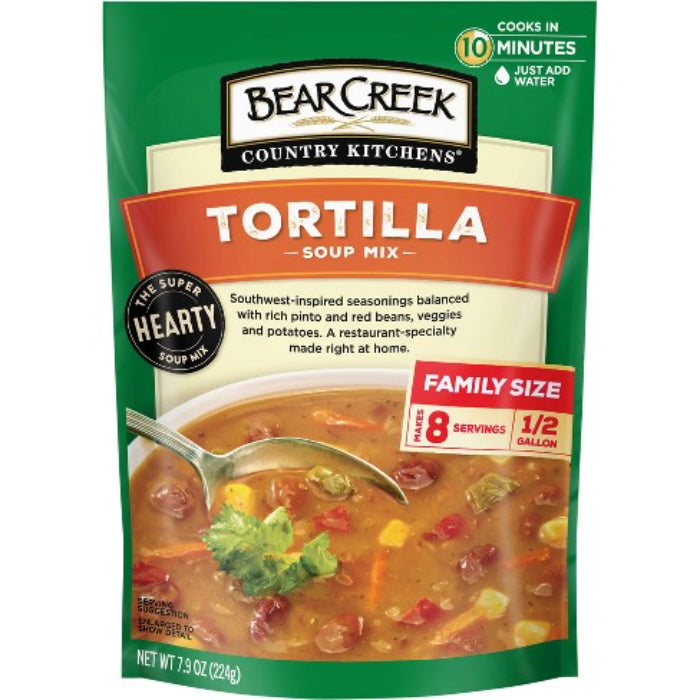Bear Creek – Suppenmischung Tortilla, 7,9 oz – Packung mit 6 Stück
