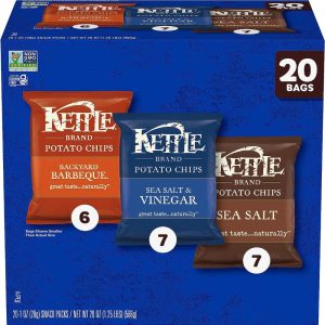 Wasserkocher Lebensmittel – Sortiment Packung Kartoffelchips 20 OZ – Packung mit 4