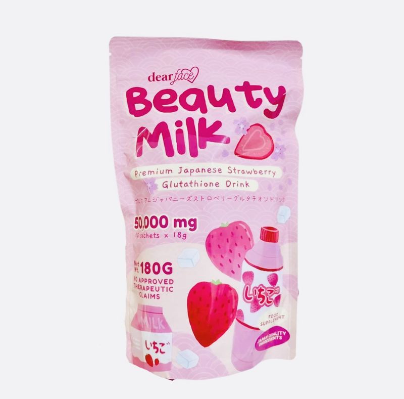 Schönheit Milch Erdbeere 180G