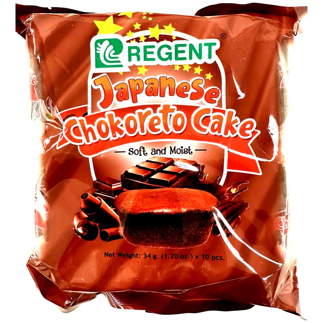 Regent Japanischer Chokoreto Kuchen – 10 Stück – 340 G