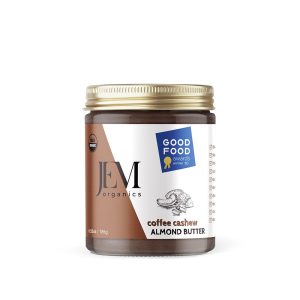 JEM Organics Kaffee Cashew Mandelbutter – kleine 6er Packung