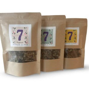 7 Küchen Road Seeded Flats, Sampler 3-Packung (Original, Everything und Za'atar) Cracker – 3 Packungen x 3,5 oz