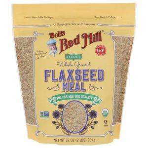 Bob’s Red Mill Flaxseed Meal, Bio, 32 Unzen Packung mit 4