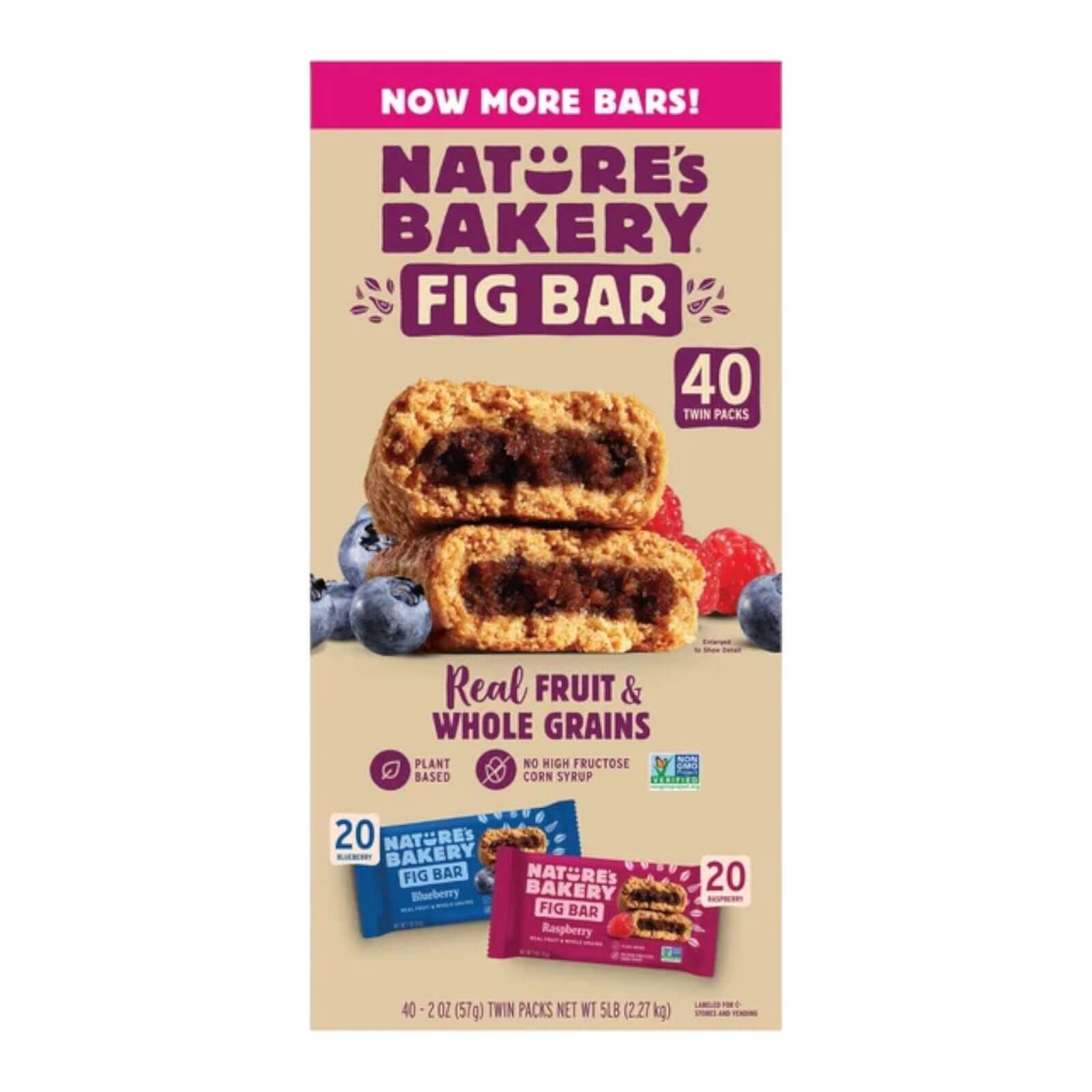 Nature's Bakery Fig Bar Sortiment Packung 40ct