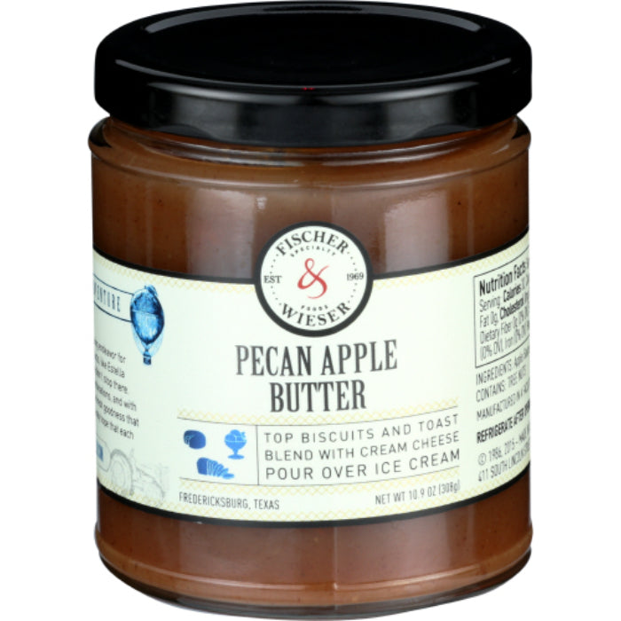 Fischer & Wieser – Fruchtbutter Apfel Pekannuss 10.9 Oz – Packung mit 6 Stück