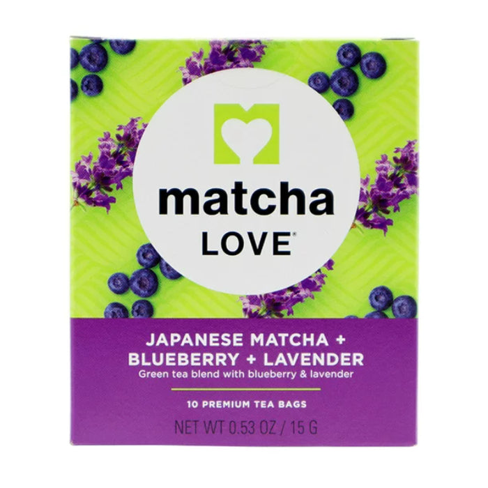 Matcha – Blaubeer Lavendel, 0,53 oz – Packung mit 6 Stück