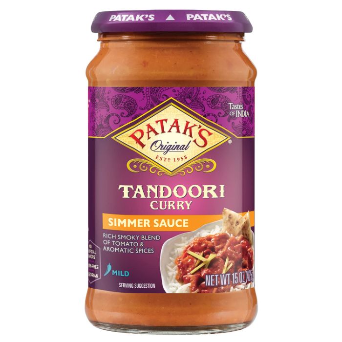 Pataks Sauce Tandoori Simmer 15 Oz – Packung mit 6